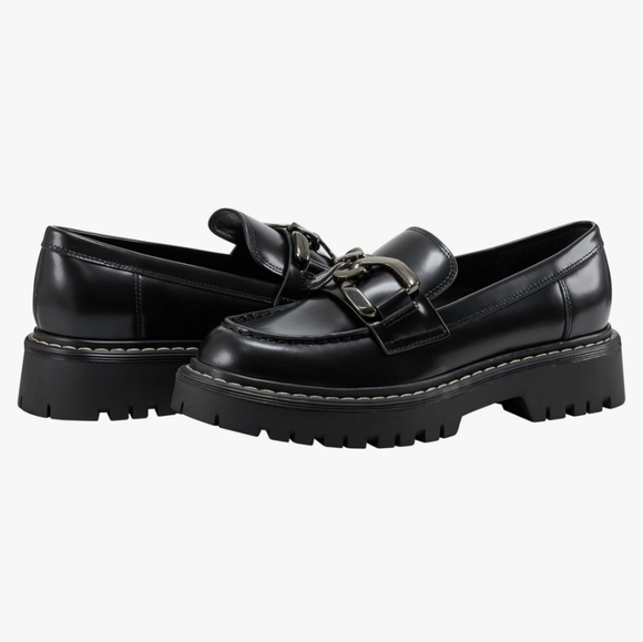Marc Fisher Women Trisca Leather Tractor Platform shoes sz sz 8 - Picture 1 of 12